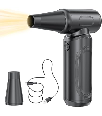 電動エアダスター 最強エアダスター＆掃除機2in1 LEDライト 空気入れ 2IN1 エアダスター 掃除機 コードレス 電動 充電式 強力 100W